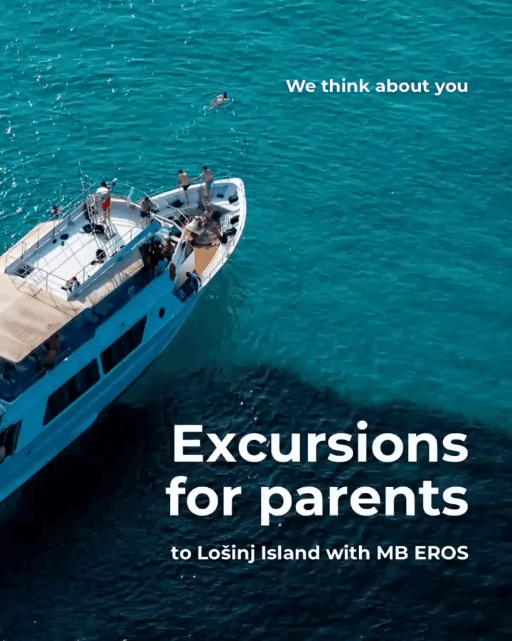 Excursions for parents to Lošinj Island with MB EROS